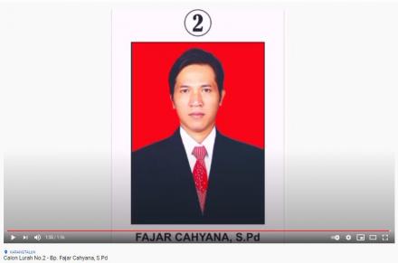 Video Kampanye Calon Lurah Nomor Urut 2 - Bp. FAJAR CAHYANA, S.Pd