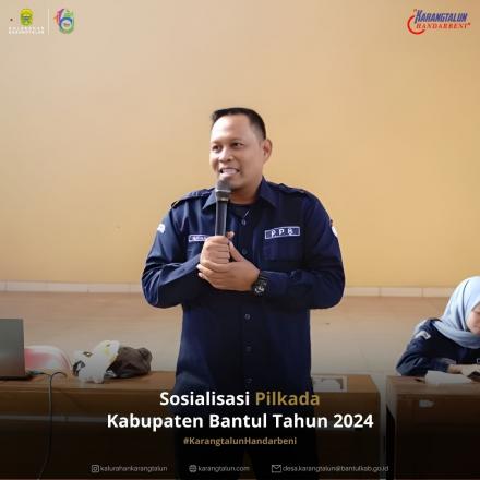 Sosialisasi Pilkada Kabupaten Bantul Tahun 2024