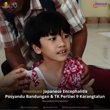 Imunisasi JE TK Pertiwi 9 Karangtalun