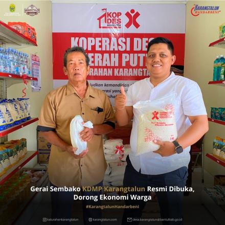Aktivasi Gerai KDMP Karangtalun Resmi Dibuka di Taman Kuliner Imogiri