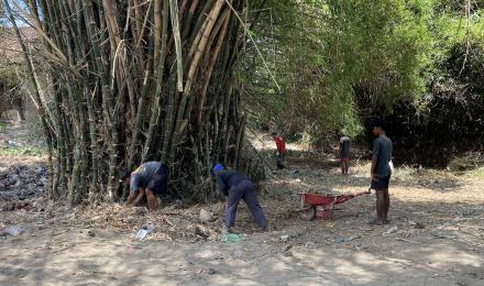 Cor Blok Jalan Wisata dan Pelataran Budaya Karangtalun Perkuat Ruang Publik Berbasis Keistimewaan